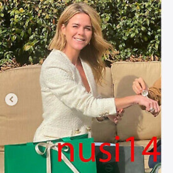 Zara Double Breasted Textured Weave Jacket NWT - Picture 6 of 16